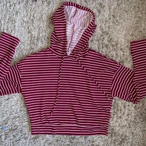 Never worn Charlotte Russe cropped sweat shirt